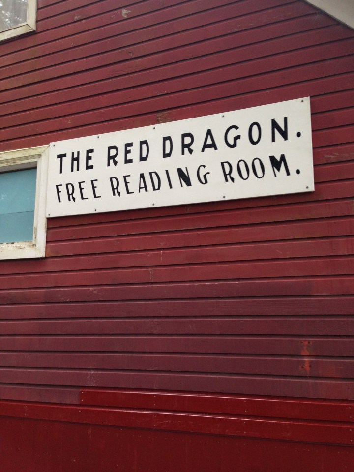 Red Dragon sign